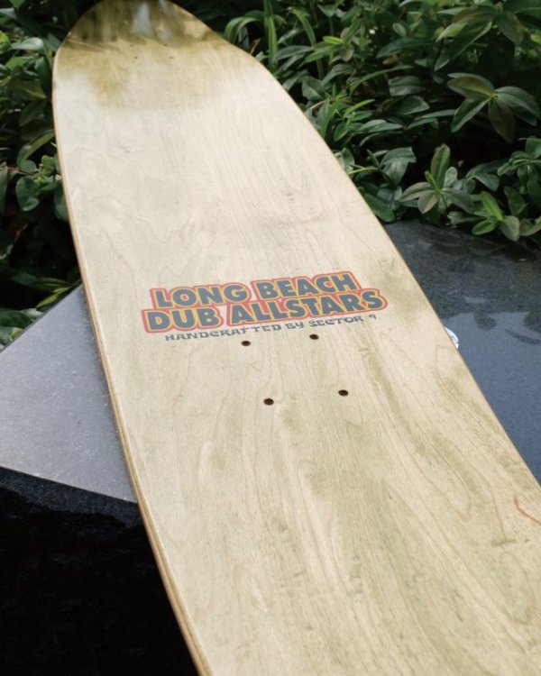 画像13: 1枚限定 鬼レア 国宝クラス 当時物 新品 未使用 LONG BEACH DUB ALLSTARS / 1999リリース Right Back 促販用 スケートボードデッキ ウッドイエロー (13)