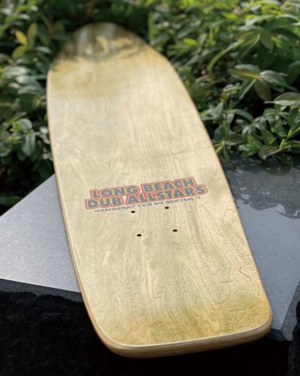 画像17: 1枚限定 鬼レア 国宝クラス 当時物 新品 未使用 LONG BEACH DUB ALLSTARS / 1999リリース Right Back 促販用 スケートボードデッキ ウッドイエロー (17)