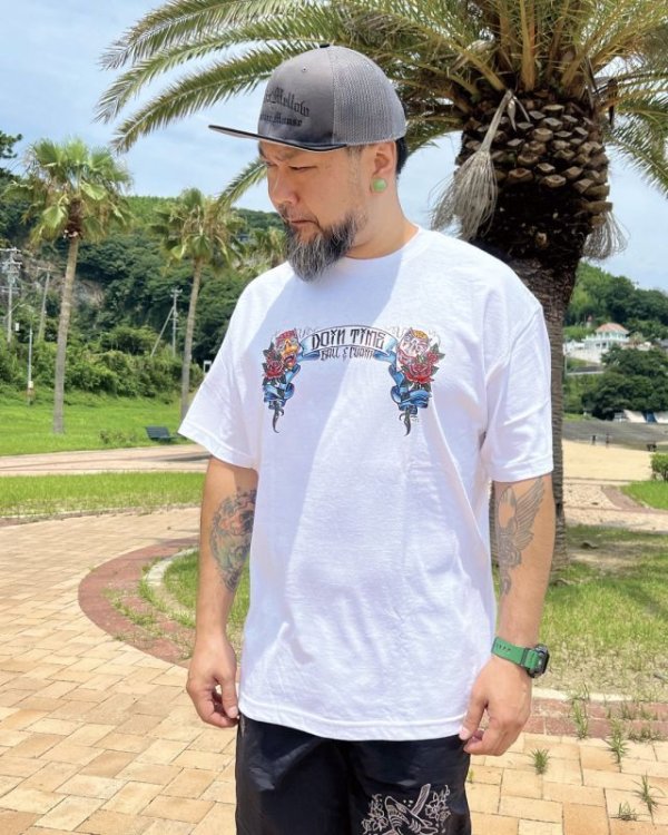 画像6: "OPIE ORTIZ x BALL&CHAIN" / Doin Time コラボTシャツ ホワイト (6)