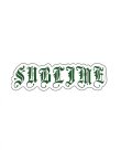 画像2: ラスト2枚で終了 SUBLIME / Old English Logo ステッカー (2)