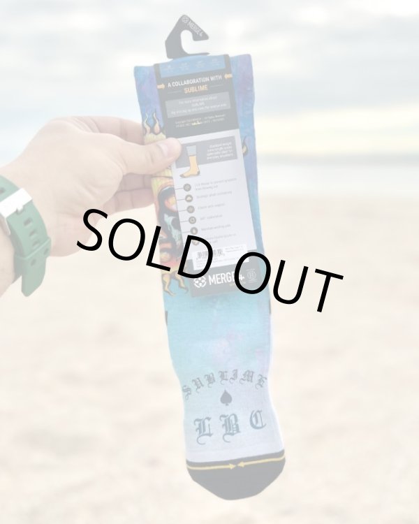 画像6: MERGE4 SOCKS / SUBLIME - SUBLIME SUN BLUE ソックス (6)