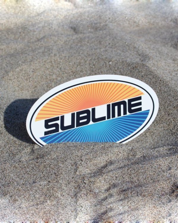 画像2: SUBLIME / Oval ステッカー (Copyright 2001) (2)
