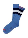画像1: RADIO EVA × ching&co. / シンジ NEW SKATER SOCKS BLUE (1)