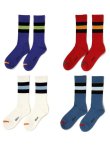 画像4: 30％OFF ラスト1足で終了 RADIO EVA × ching&co. / アスカ NEW SKATER SOCKS RED (4)