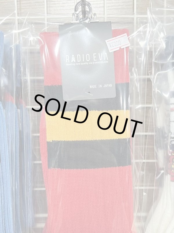 画像2: 30%OFF ラスト1足で終了 RADIO EVA × ching&co. / アスカ NEW SKATER SOCKS RED (2)