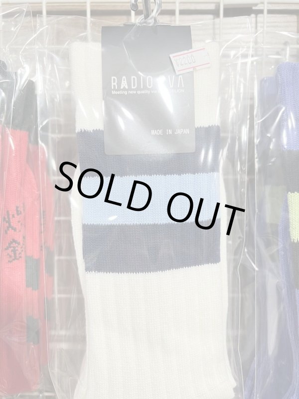 画像2: RADIO EVA × ching&co. / レイ NEW SKATER SOCKS WHITE (2)