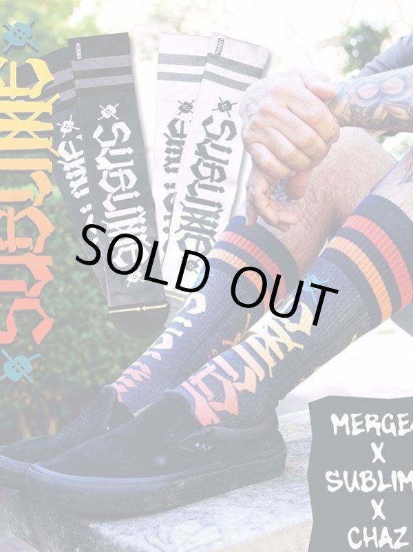 画像1: MERGE4 SOCKS / SUBLIME - CHAZ TAG MULTI ソックス (1)
