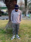 画像1: FUCKIN' MELLOW / MMXX 長袖 Tシャツ CHARCOAL (1)