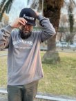 画像2: FUCKIN' MELLOW / MMXX 長袖 Tシャツ CHARCOAL (2)