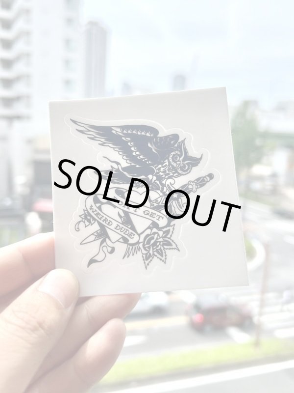 画像1: DGWD / BLUE DAGGER OWL ステッカー artwork by MR. LEE (1)