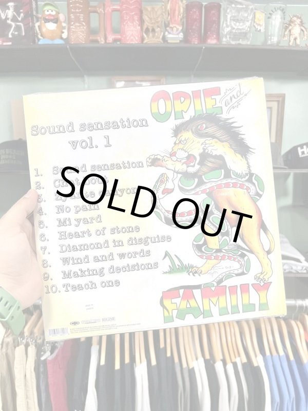 画像2: ラスト2枚で終了 12インチレコード 19枚限定入荷 OPIE & FAMILY / SOUND SENSATION VOL. 1 (輸入盤LP '12) (2)