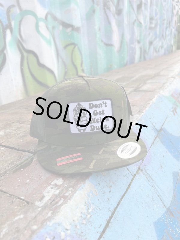 画像3: ラスト3枚で終了  DGWD / GUN TALK スナップバックメッシュキャップ WOODLAND CAMO (3)