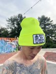 画像3: "2月限定LBDAオフィシャルアイテム入荷記念" ラスト1枚で終了 DGWD / GUN TALK ニットキャップ YELLOW NEON (3)