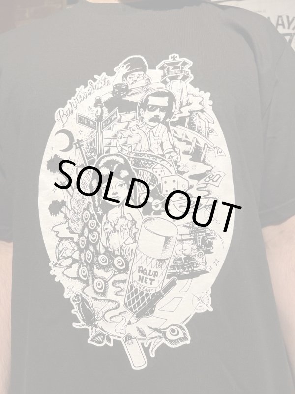 画像4: Lサイズラスト1枚で終了 DGWD / BARRIO SUITE 半袖Tシャツ artwork by NIGHT tha FUNKSTA (4)