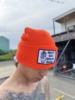 画像3: ラスト1枚で終了 DGWD / GUN TALK ニットキャップ ORANGE NEON (3)