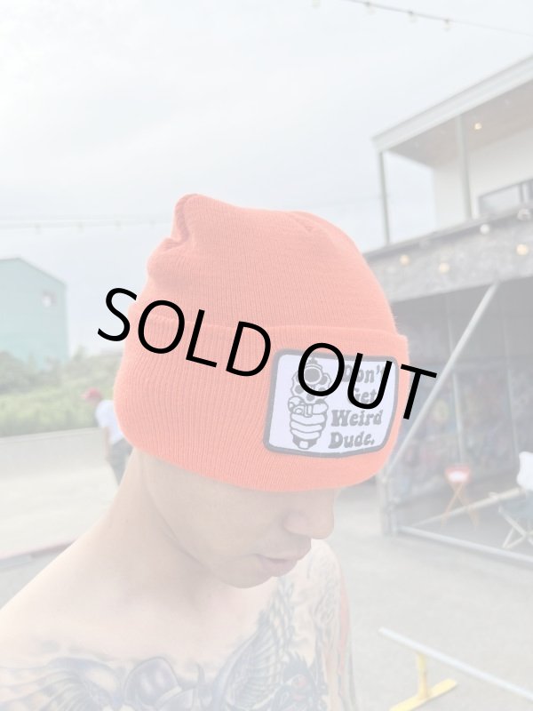 画像3: ラスト1枚で終了 DGWD / GUN TALK ニットキャップ ORANGE NEON (3)