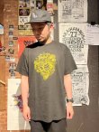 画像2: Lサイズラスト3枚で終了 DGWD / OWL ROSE 半袖Tシャツ artwork by IZUMONSTER (2)