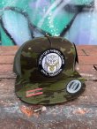 画像2: ラスト1枚で終了 DGWD / OWL NIGHTER スナップバックメッシュキャップ WOODLAND CAMO (2)