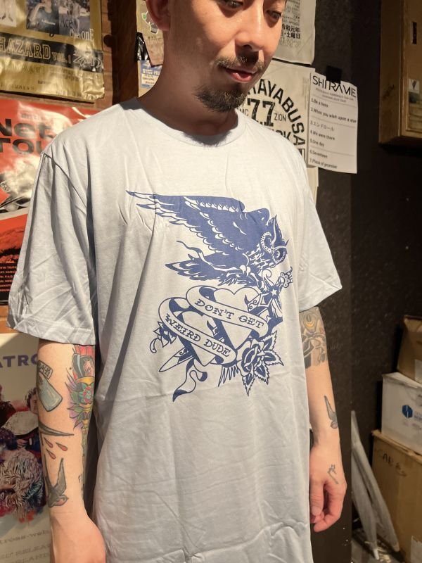 画像3: 2XLラスト2枚で終了 DGWD / BLUE DAGGER OWL 半袖Tシャツ artwork by MR. LEE (3)