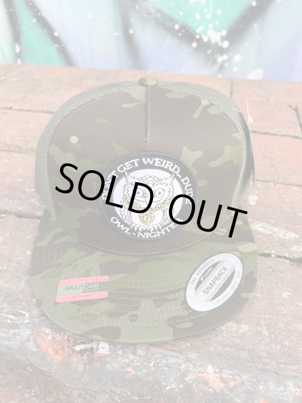 画像4: ラスト1枚で終了 DGWD / OWL NIGHTER スナップバックメッシュキャップ WOODLAND CAMO (4)