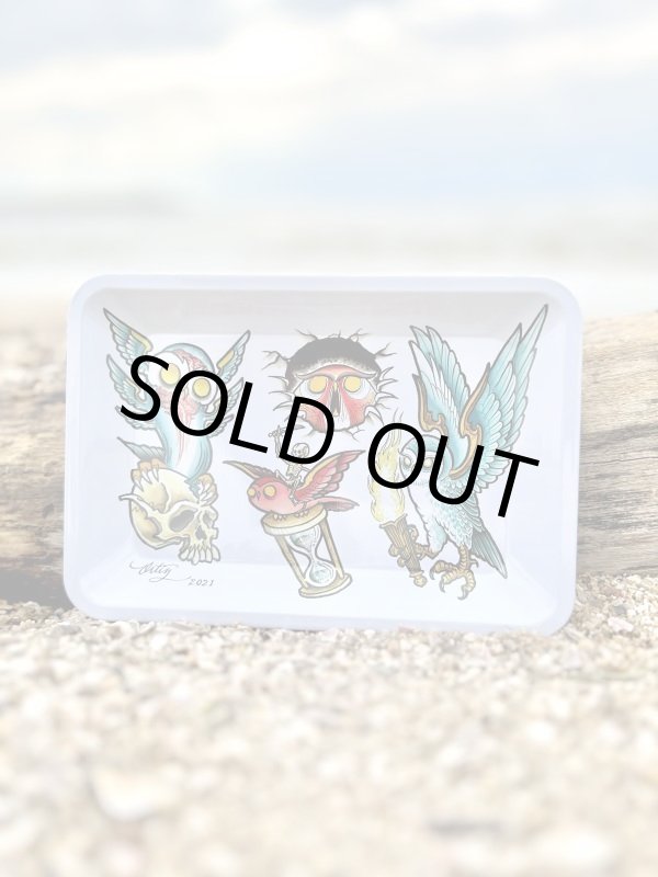 画像3: ラスト4枚で終了 DGWD / OWL TATTOO FLASH トレー Desinded by OPIE ORTIZ (3)