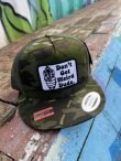 画像4: ラスト3枚で終了  DGWD / GUN TALK スナップバックメッシュキャップ WOODLAND CAMO (4)