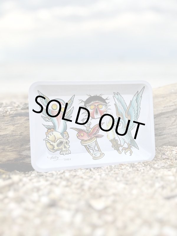 画像2: ラスト4枚で終了 DGWD / OWL TATTOO FLASH トレー Desinded by OPIE ORTIZ (2)