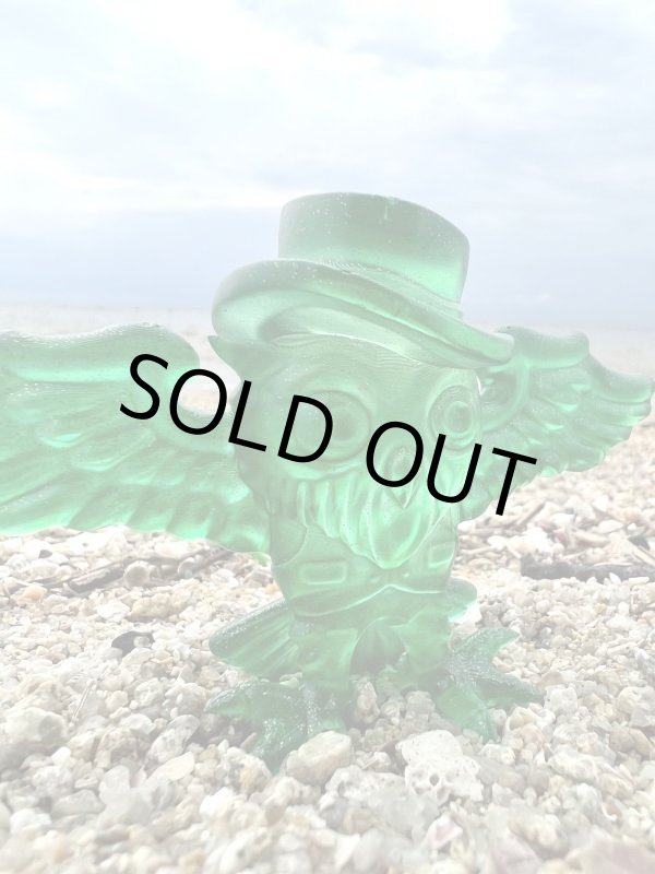 画像3: 激レア 6個限定生産中 1個のみの入荷送料無料  DGWD / MR. NITE OWL フィギュア カスタムカラー 2ndプレス CLEAR GREEN (3)