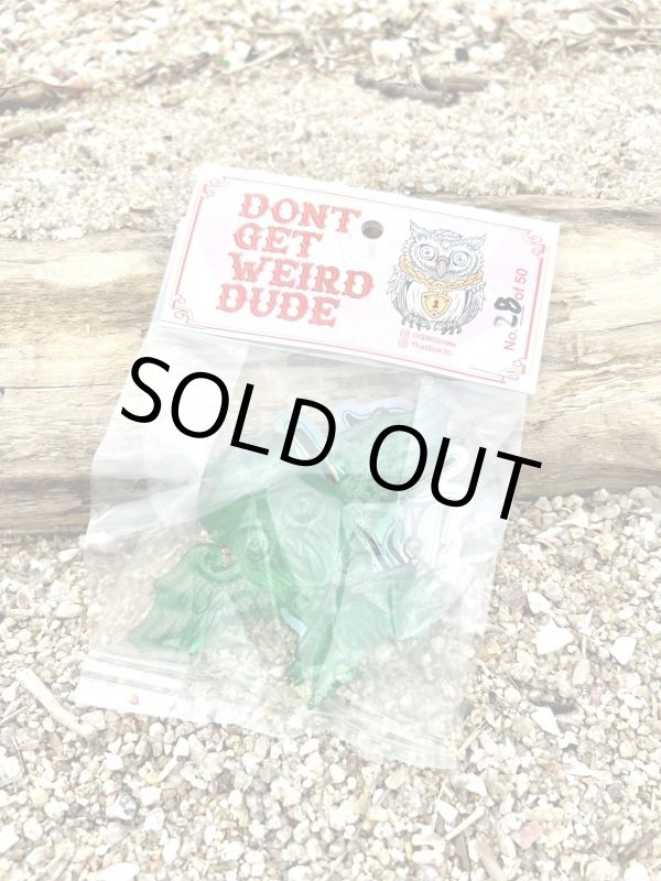 画像4: 激レア 6個限定生産中 1個のみの入荷送料無料  DGWD / MR. NITE OWL フィギュア カスタムカラー 2ndプレス CLEAR GREEN (4)