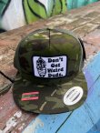 画像2: ラスト3枚で終了  DGWD / GUN TALK スナップバックメッシュキャップ WOODLAND CAMO (2)