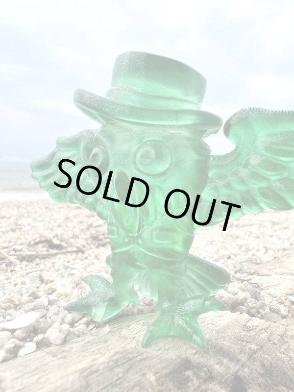 画像2: 激レア 6個限定生産中 1個のみの入荷送料無料  DGWD / MR. NITE OWL フィギュア カスタムカラー 2ndプレス CLEAR GREEN (2)