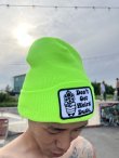 画像2: "2月限定LBDAオフィシャルアイテム入荷記念" ラスト1枚で終了 DGWD / GUN TALK ニットキャップ GREEN NEON (2)