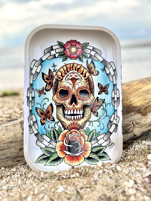 画像6: オーピーさん直買付アイテム DGWD / SUGER SKULL BIG トレー Artwork by OPIE ORTIZ (6)