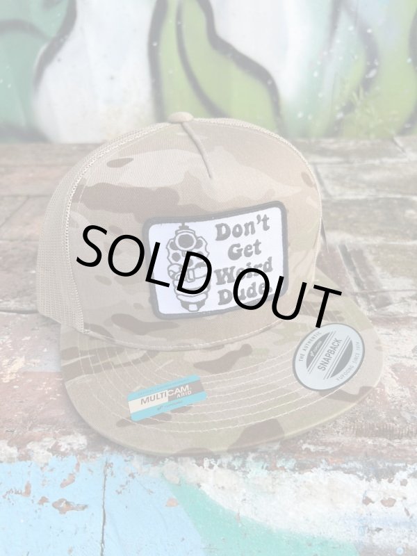 画像3: ラスト2枚で終了 DGWD / GUN TALK スナップバックメッシュキャップ DESERT CAMO (3)