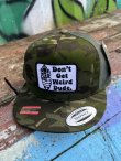 画像1: ラスト3枚で終了  DGWD / GUN TALK スナップバックメッシュキャップ WOODLAND CAMO (1)
