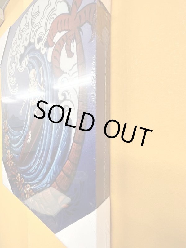 画像4: 1点のみ限定入荷 スーパーレア 送料込み DGWD / SKULL SURF キャンバスアート Desinded by OPIE ORTIZ (4)