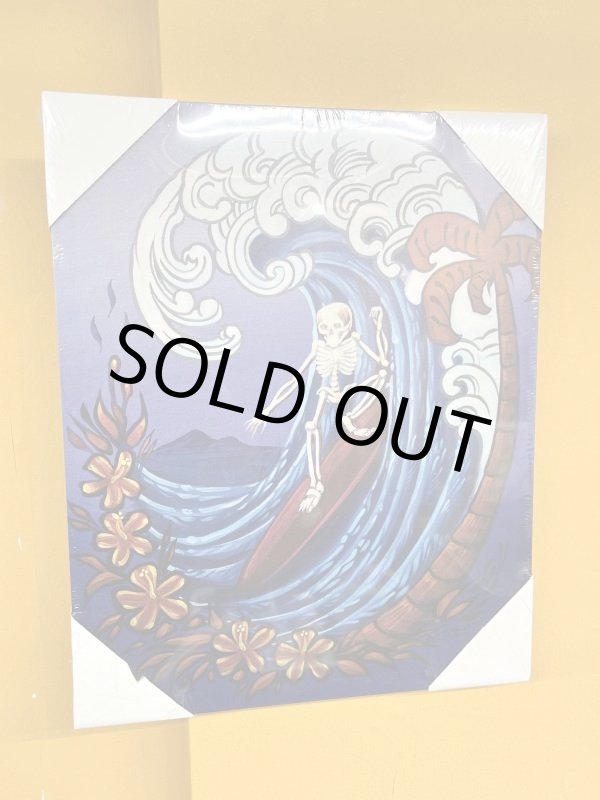 画像3: 1点のみ限定入荷 スーパーレア 送料込み DGWD / SKULL SURF キャンバスアート Desinded by OPIE ORTIZ (3)