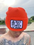 画像1: ラスト1枚で終了 DGWD / GUN TALK ニットキャップ ORANGE NEON (1)