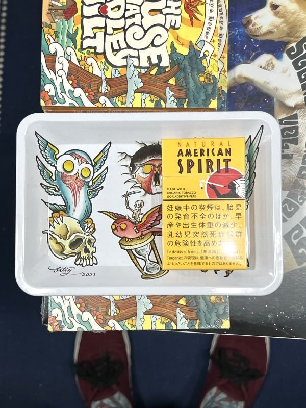 画像10: オーピーさん直買付アイテム DGWD / OWL TATTOO FLASH トレー Artwork by OPIE ORTIZ (10)