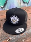 画像1: 1枚のみ限定入荷 DGWD / OWL NIGHTER スナップバックメッシュキャップ BLACK (1)