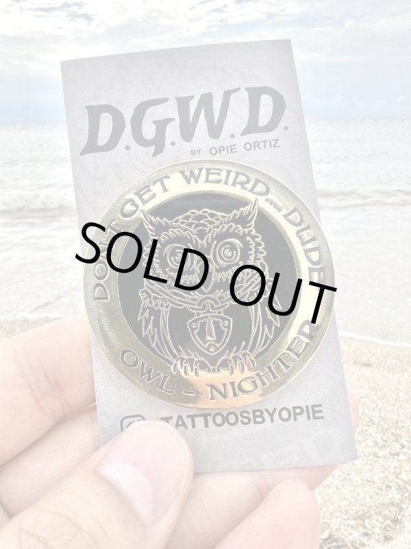 画像2: 1個のみ限定入荷 DGWD / OWL NIGHTER ピンバッジ (2)