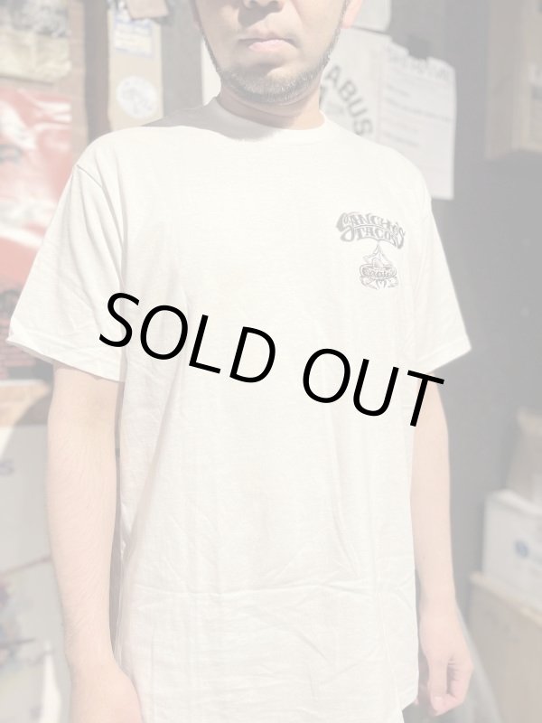 画像8: Lサイズラスト1枚で終了 送料無料 SANCHO'S TACOS / Good Livin Taco? 半袖Tシャツ WHITE (8)