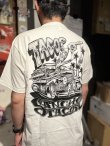 画像4: Lサイズラスト1枚で終了 送料無料 SANCHO'S TACOS / Good Livin Taco? 半袖Tシャツ WHITE (4)