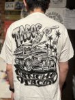 画像1: Lサイズラスト1枚で終了 送料無料 SANCHO'S TACOS / Good Livin Taco? 半袖Tシャツ WHITE (1)