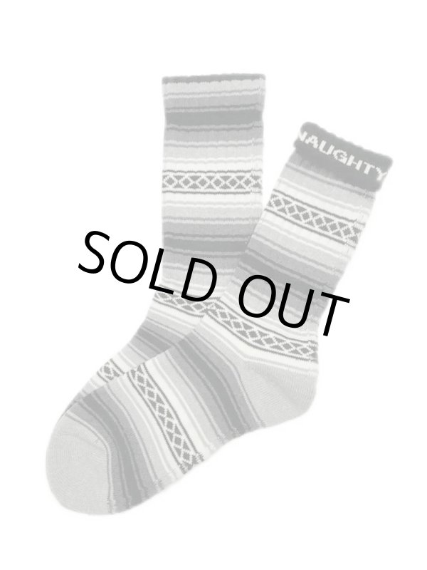 画像2: NAUGHTY x ching & co. / FALSA スケーターソックス GREY (2)