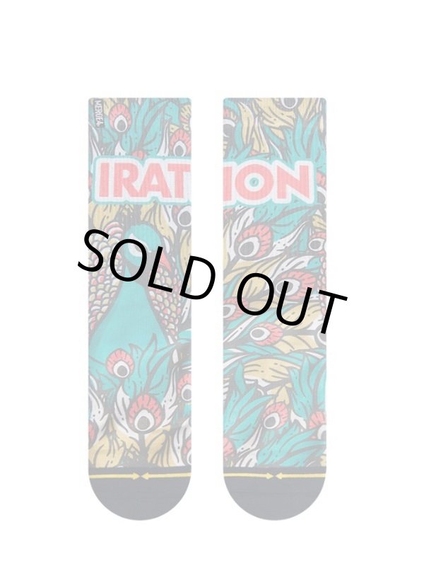 画像4: ラスト1足で終了 MERGE4 SOCKS / IRATION - Nora Peacock ソックス (4)