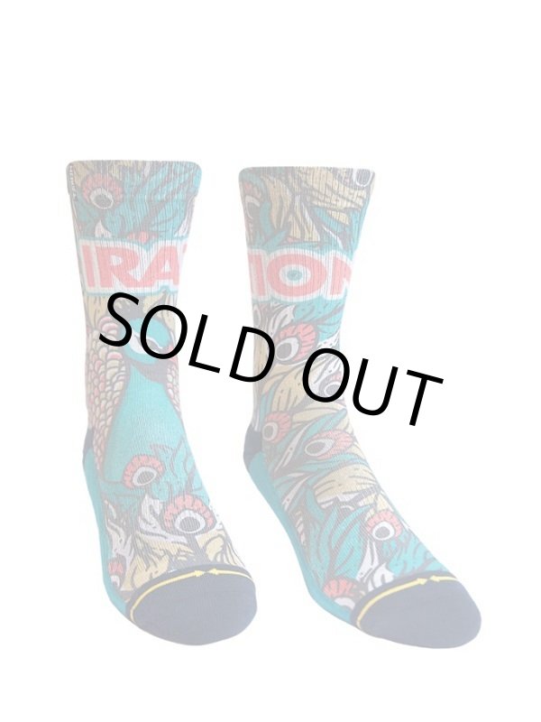 画像3: ラスト1足で終了 MERGE4 SOCKS / IRATION - Nora Peacock ソックス (3)