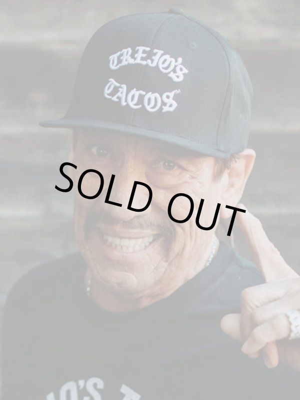 画像2: 送料無料 ラスト1枚で終了 TREJO'S TACOS / Font Logo 3D刺繍 スナップバックキャップ BLACK (2)