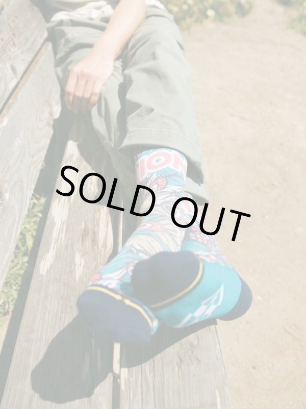 画像2: ラスト1足で終了 MERGE4 SOCKS / IRATION - Nora Peacock ソックス (2)