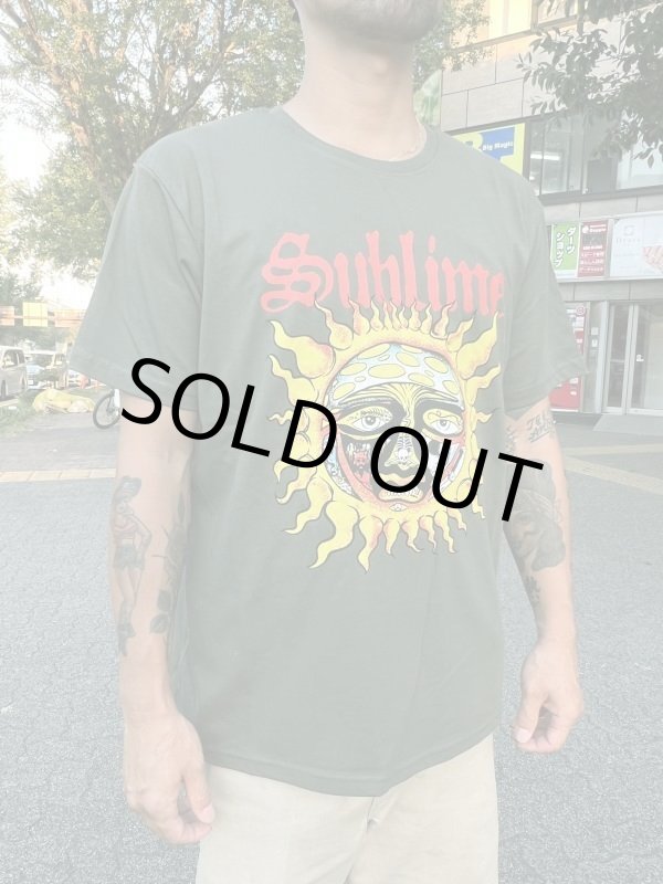 画像18: Lラスト1枚で終了 SUBLIME / Yellow Sun Tシャツ グリーン (18)